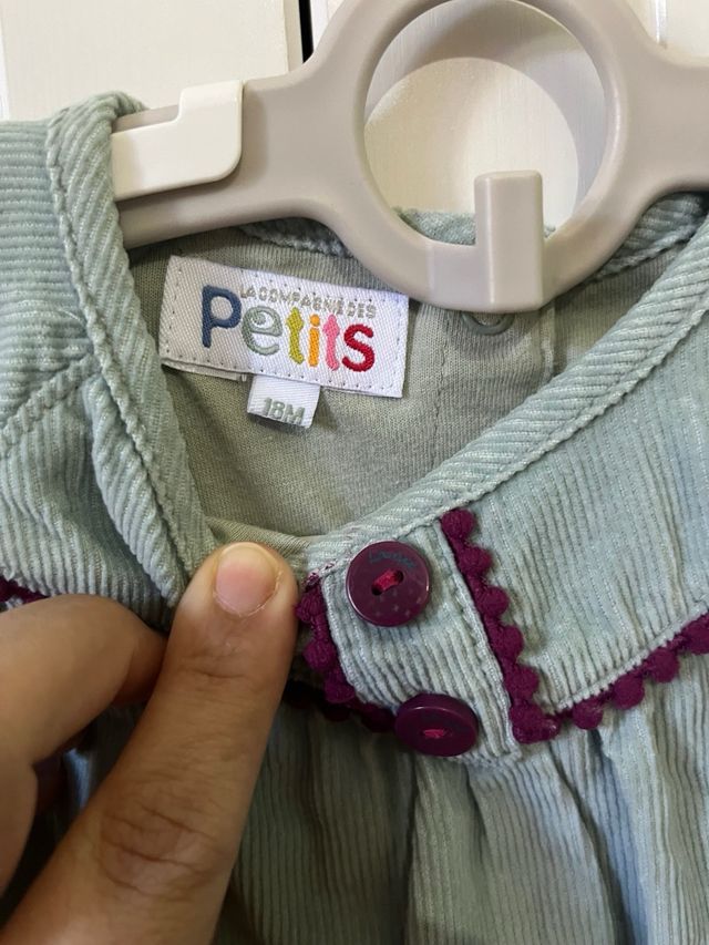 Vestido de pana T.18 meses