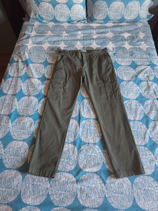 Pantalones Cargo Verdes