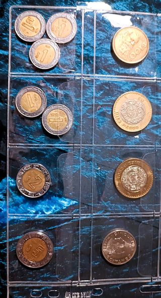 24 Monedas de México: Bimetálicas y más