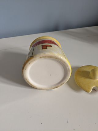 Zuccheriera ceramica dipinta Vietri italia artigia