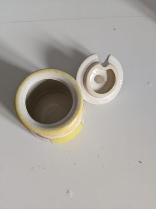 Zuccheriera ceramica dipinta Vietri italia artigia