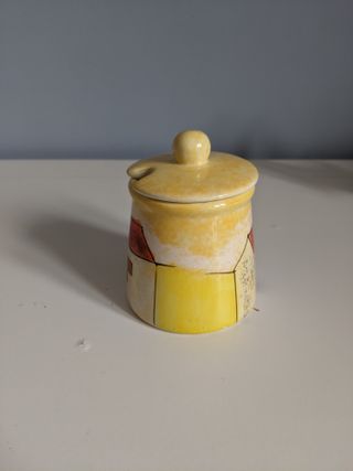 Zuccheriera ceramica dipinta Vietri italia artigia