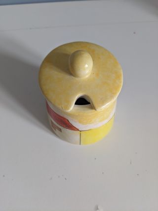 Zuccheriera ceramica dipinta Vietri italia artigia