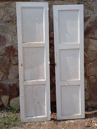 Puertas mazizas balconera