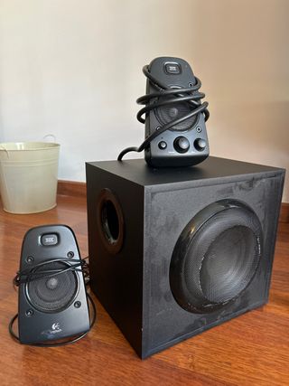 Logitech THX Equipo de Sonido Negro