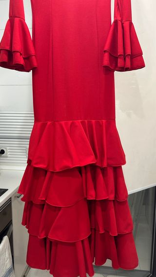 Vestido Sevillana Rojo