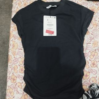 Camiseta Bershka Negra Talla XS
