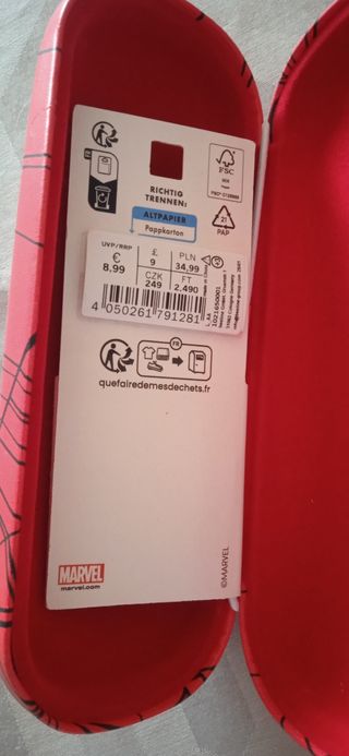 Funda Gafas Infantil Spiderman Marvel