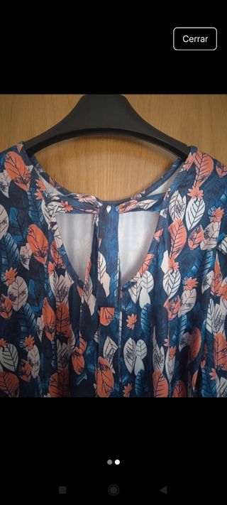 Blusa mujer entretiempo estampada