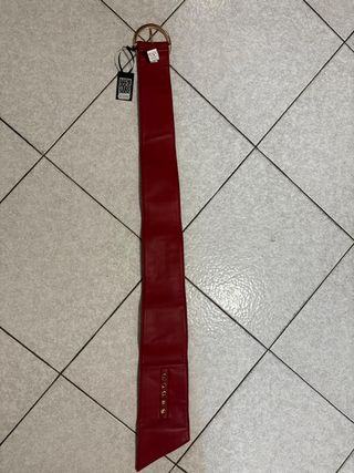 Cintura Rocco Barocco Pelle Rossa