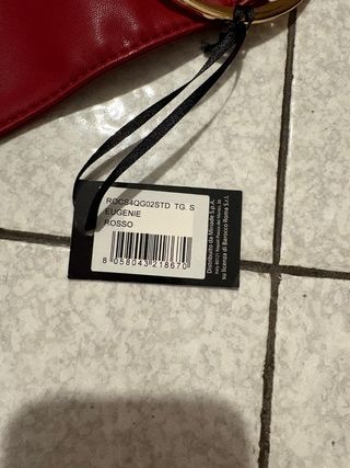 Cintura Rocco Barocco Pelle Rossa