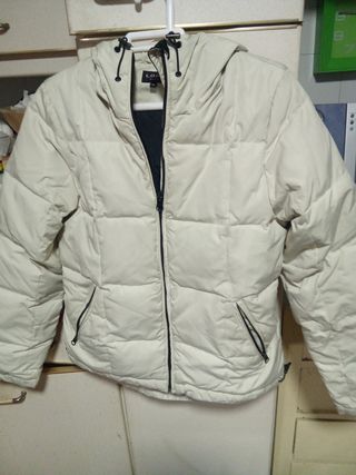 Anorak beige talla 38