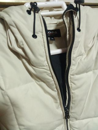 Anorak beige talla 38