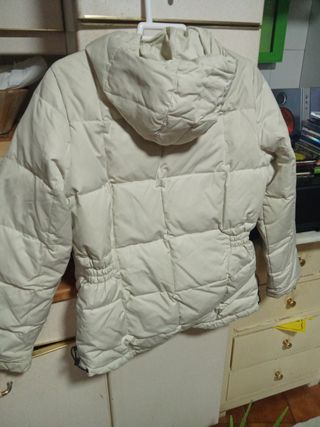 Anorak beige talla 38