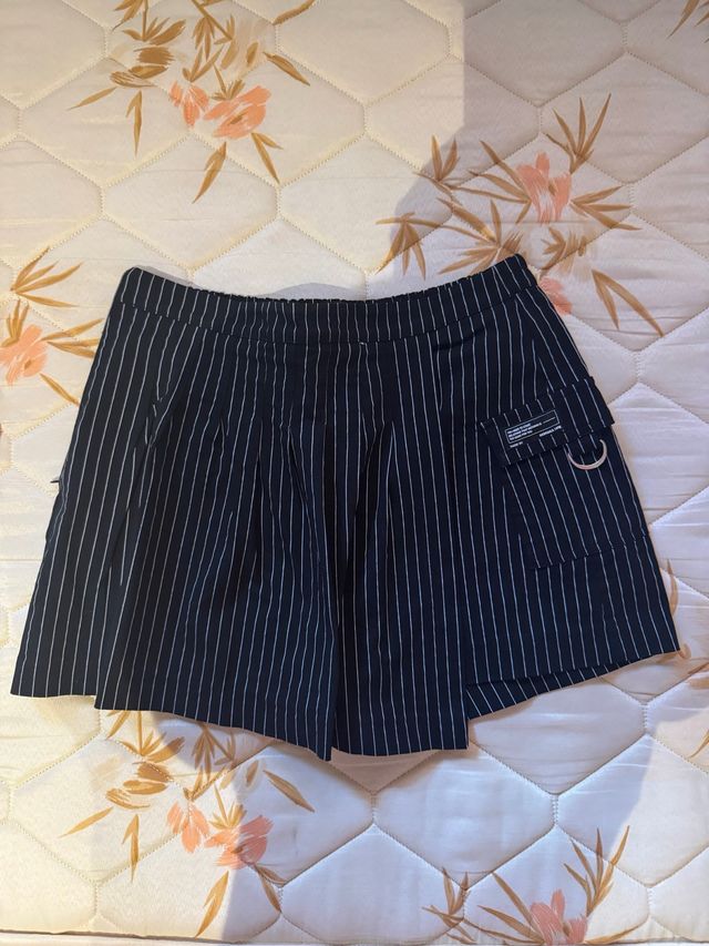 Falda pantalón Bershka rayas