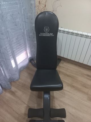 BANCO PESAS MUSCULACIÓN TITANIUM STRENGTH 180DB
