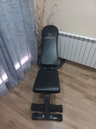 BANCO PESAS MUSCULACIÓN TITANIUM STRENGTH 180DB