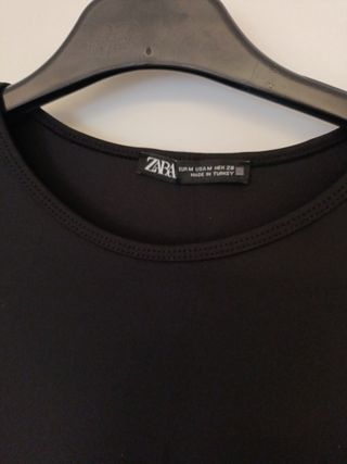 Camisa Zara Negra Talla M
