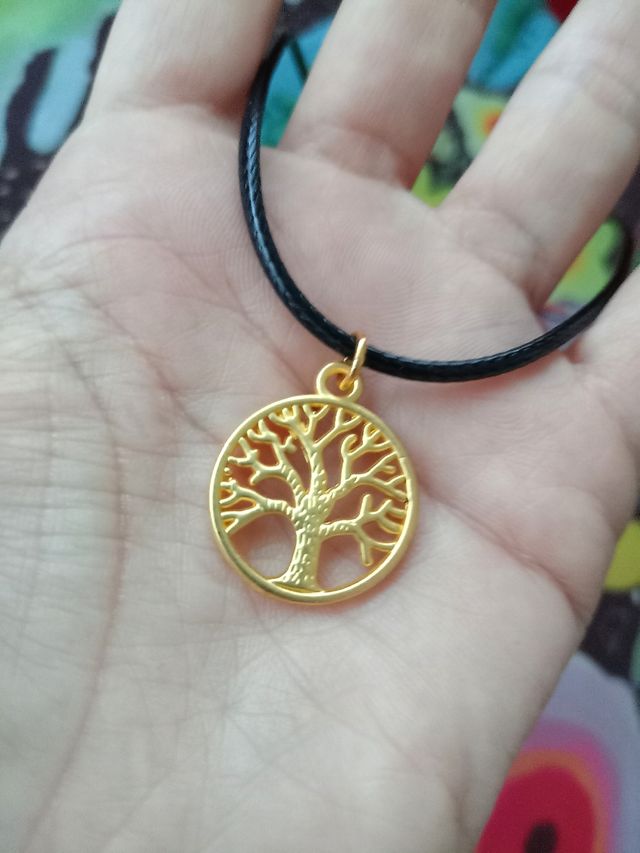 Colgante Árbol de la Vida Dorado
