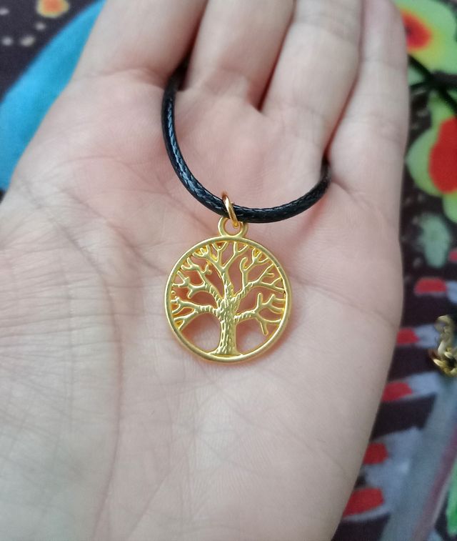 Colgante Árbol de la Vida Dorado
