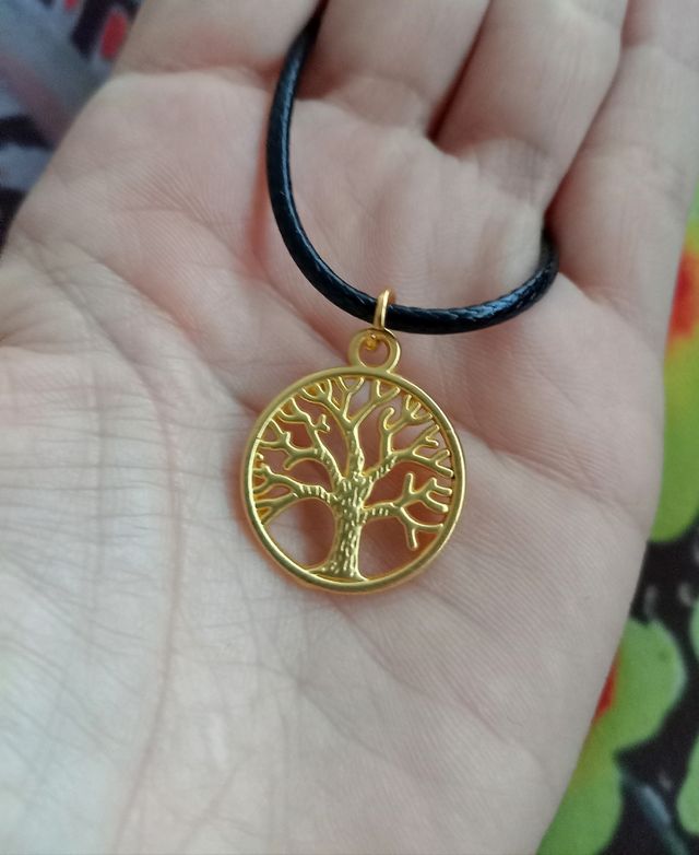 Colgante Árbol de la Vida Dorado