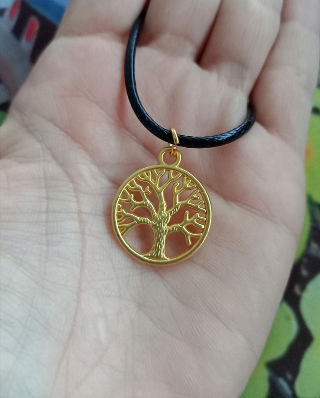Colgante Árbol de la Vida Dorado