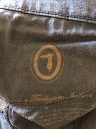 Trussardi Jeans Uomo Grigio Vintage