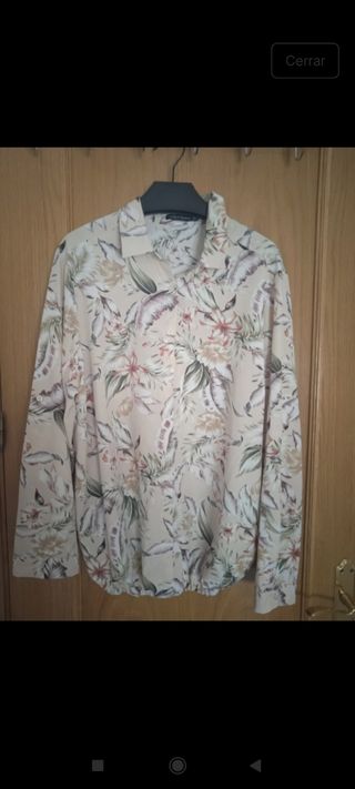 Blusa mujer estampado floral entretiempo