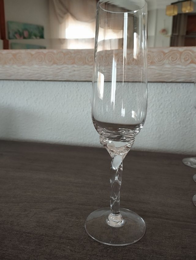 Copas de cristal fino de alta calidad