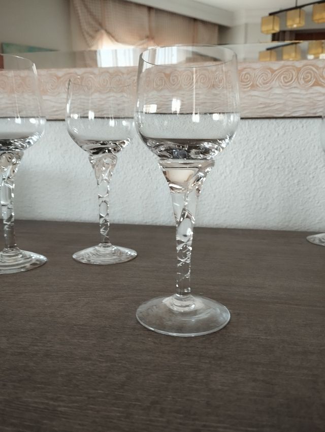 Copas de cristal fino de alta calidad