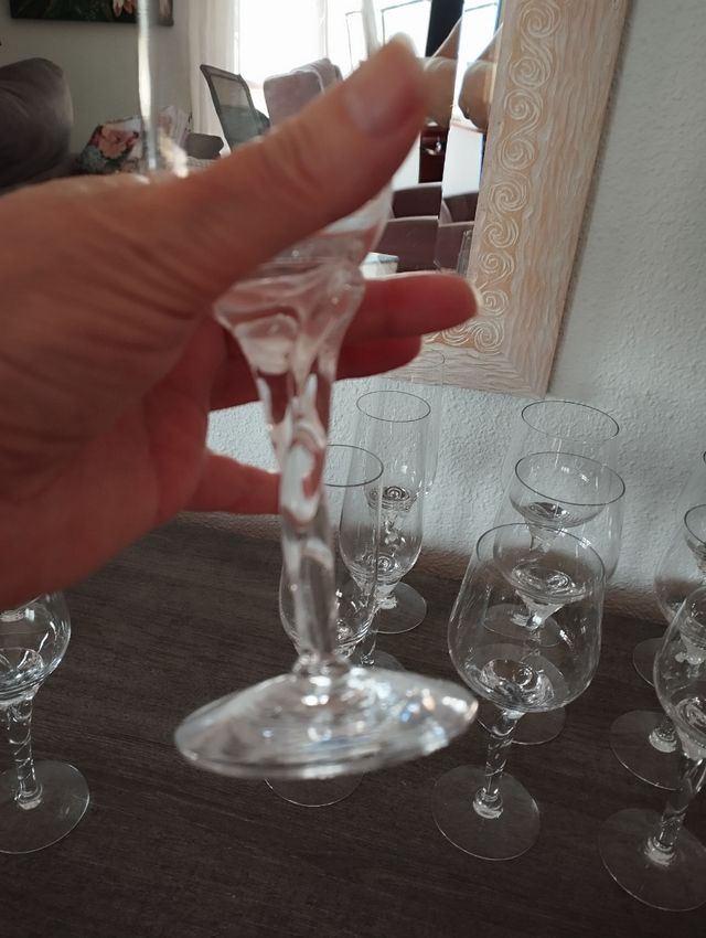 Copas de cristal fino de alta calidad