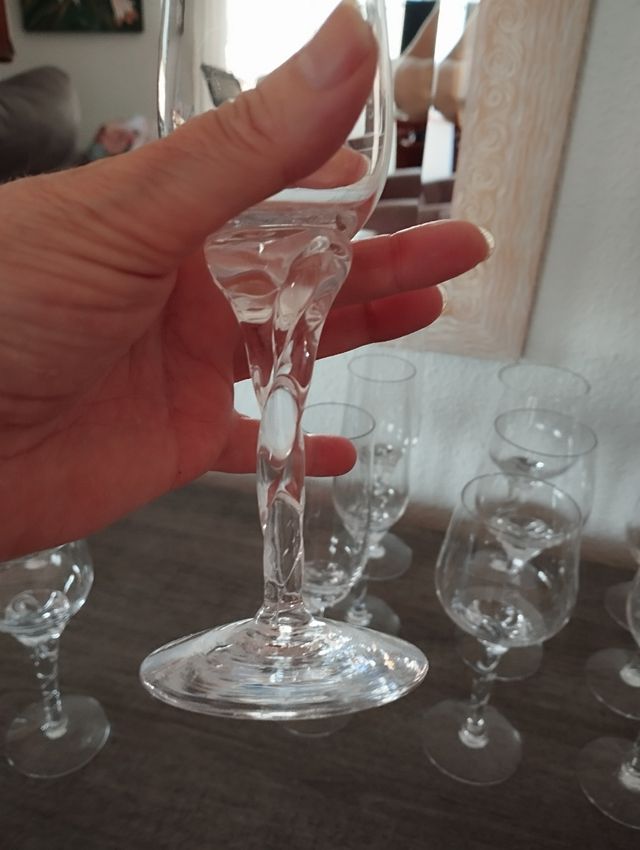 Copas de cristal fino de alta calidad