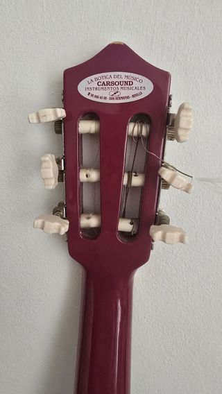 Guitarra infantil rosa con unicornio