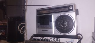Radio Cassette Sanyo Plata