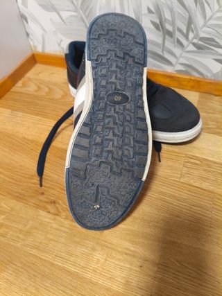 Zapatillas niño/adolescente azul y blanco