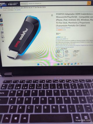 Adaptador HDMI WiFi Fiyapoo Miracast/AirPlay 4K