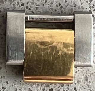 ESLABON ROLEX GENUINO ACERO Y ORO AMARILLO