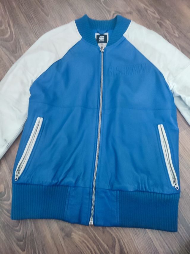 Chaqueta G-Star RAW Cuero Azul