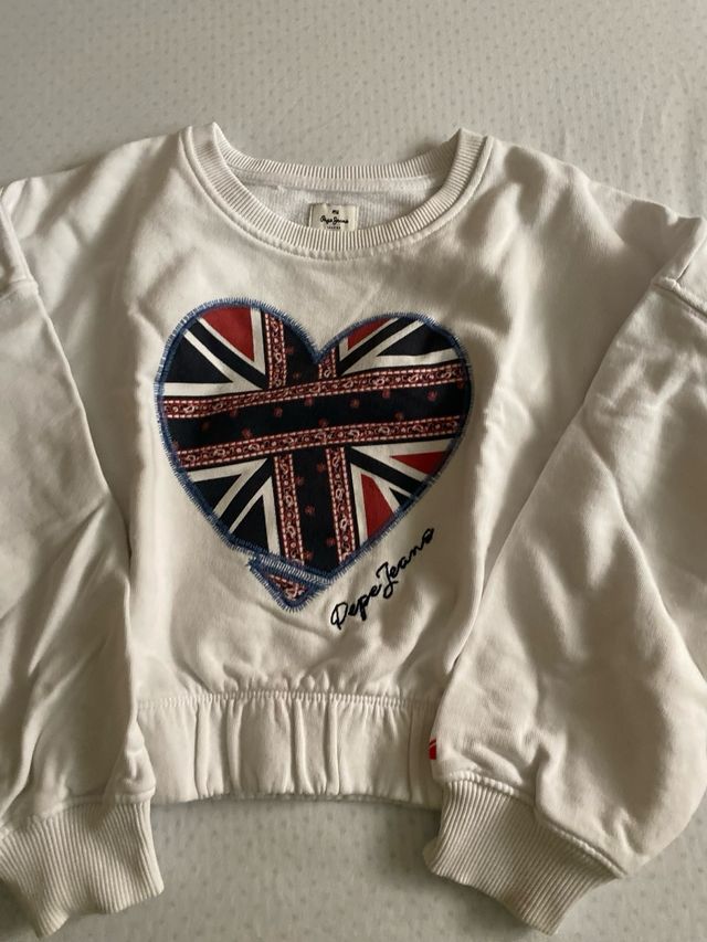 Sudadera Pepe Jeans con corazón Union Jack