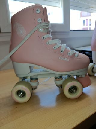 Patines rosas para niña