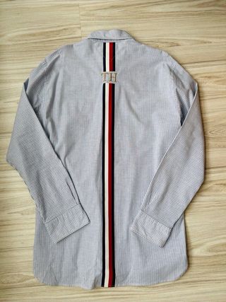 Camisa Tommy Hilfiger Oxford Rayas Talla S-M