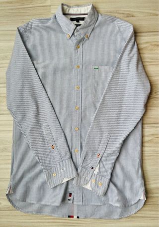 Camisa Tommy Hilfiger Oxford Rayas Talla S-M
