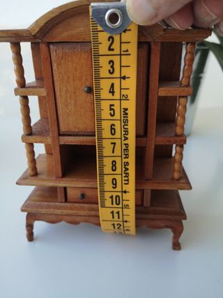 Mueble miniatura antigua casa de muñecas madera