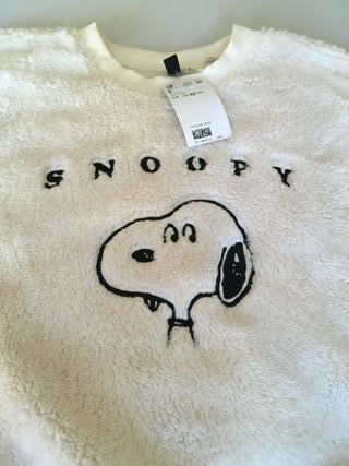 Sudadera abrigada Snoopy 