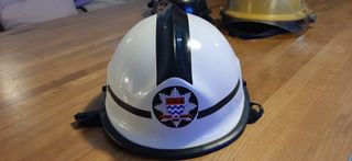 Casco Bomberos Londres Blanco