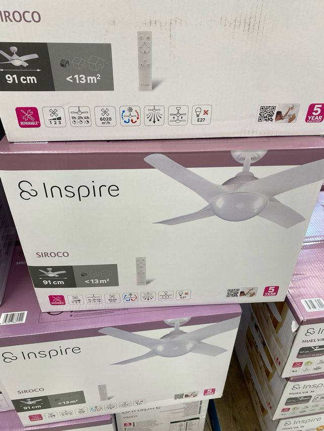 Ventilatore da soffitto Inspire Siroco 91 cm