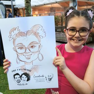 Servicio boda y eventos, caricaturas