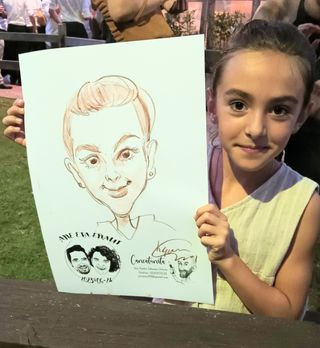 Servicio boda y eventos, caricaturas