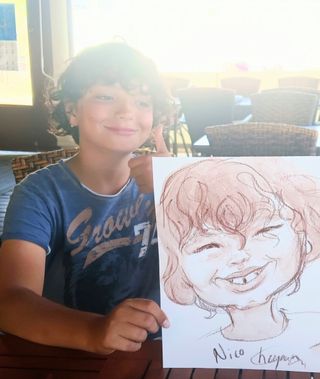 Servicio boda y eventos, caricaturas