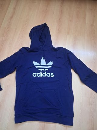 Sudadera Adidas Azul con Capucha